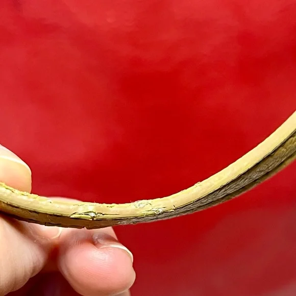 Nine West Red Tote with Tan Straps - Picture 9 of 16